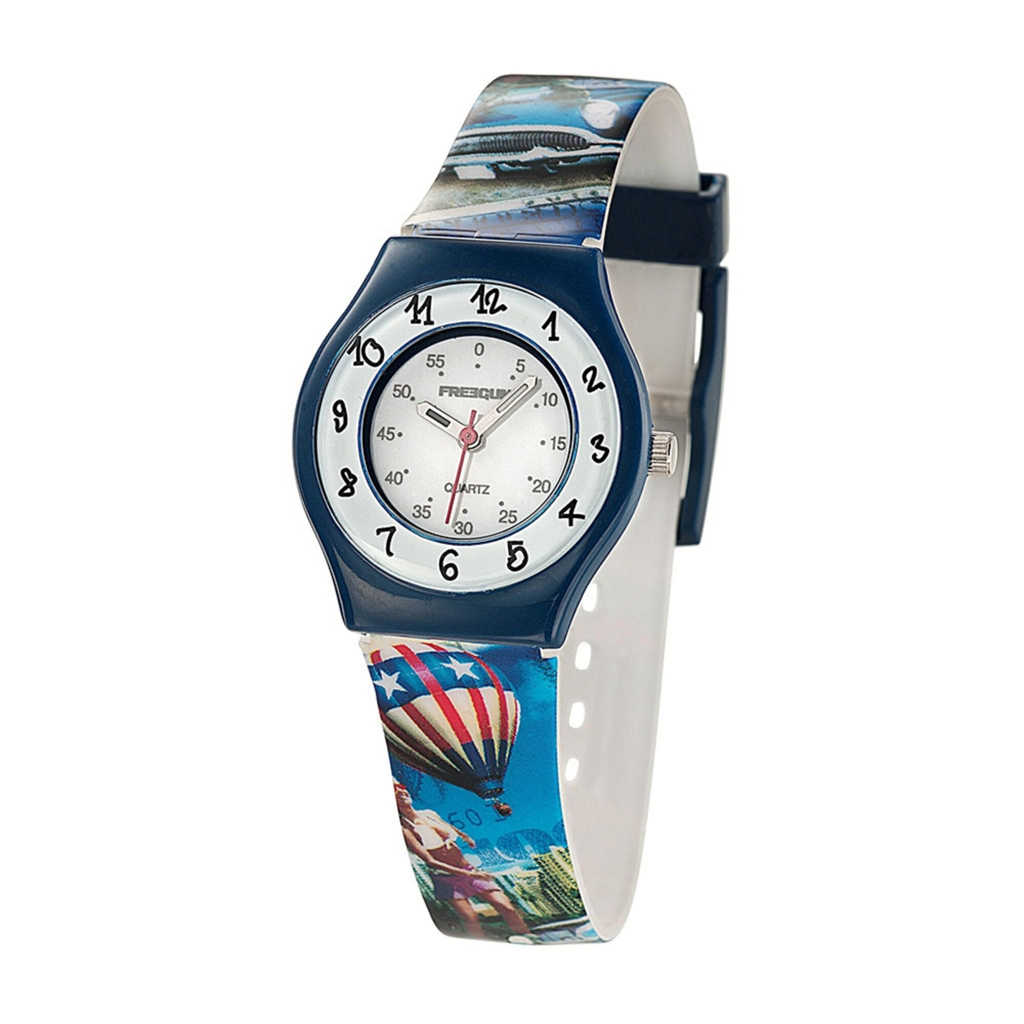 BLUE PEARLS Montre Enfant Freegun Hypercolor Bracelet en Plastique