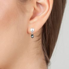 Boucles d'oreilles SC Crystal ornées de Cristaux scintillants