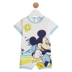 Mickey Combishort Bebe Garcon Pas Cher A Prix Auchan