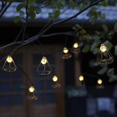 Luxform Lampes de fete de jardin a LED solaires 10 pcs Sousse Dore
