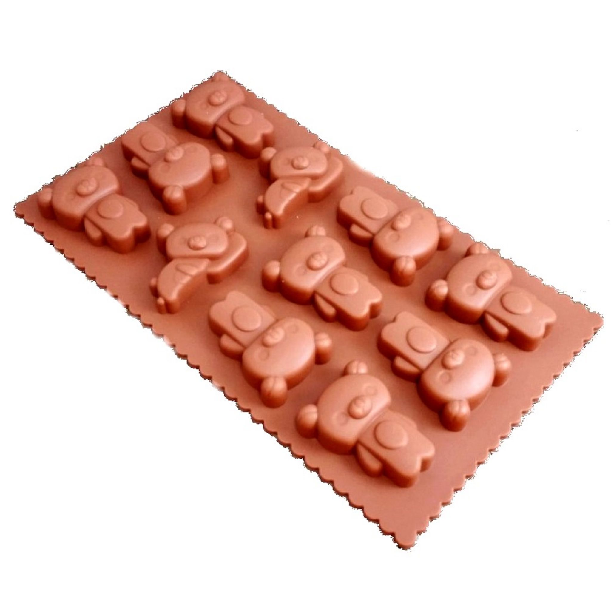 2 moules en silicone oursons guimauve-chocolat - N/A - Kiabi - 28.20€
