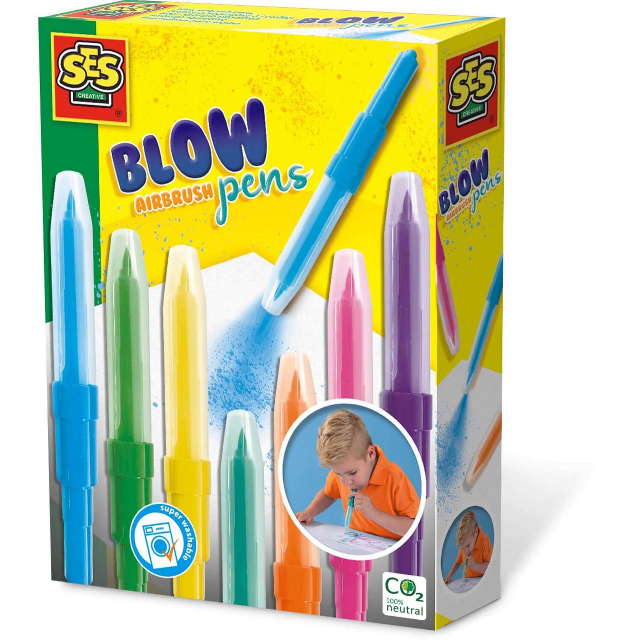 SES Creative Feutres aérographes : Blow airbrush pens pas cher 