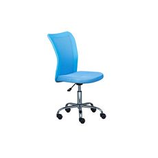 Chaise de bureau pour enfant pivotante ajustable en hauteur CLYDE (Bleu ciel)