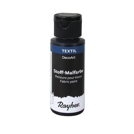 Peinture Textile Noir 50 ml - La Poste