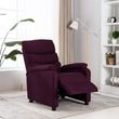 Fauteuil inclinable Violet Tissu