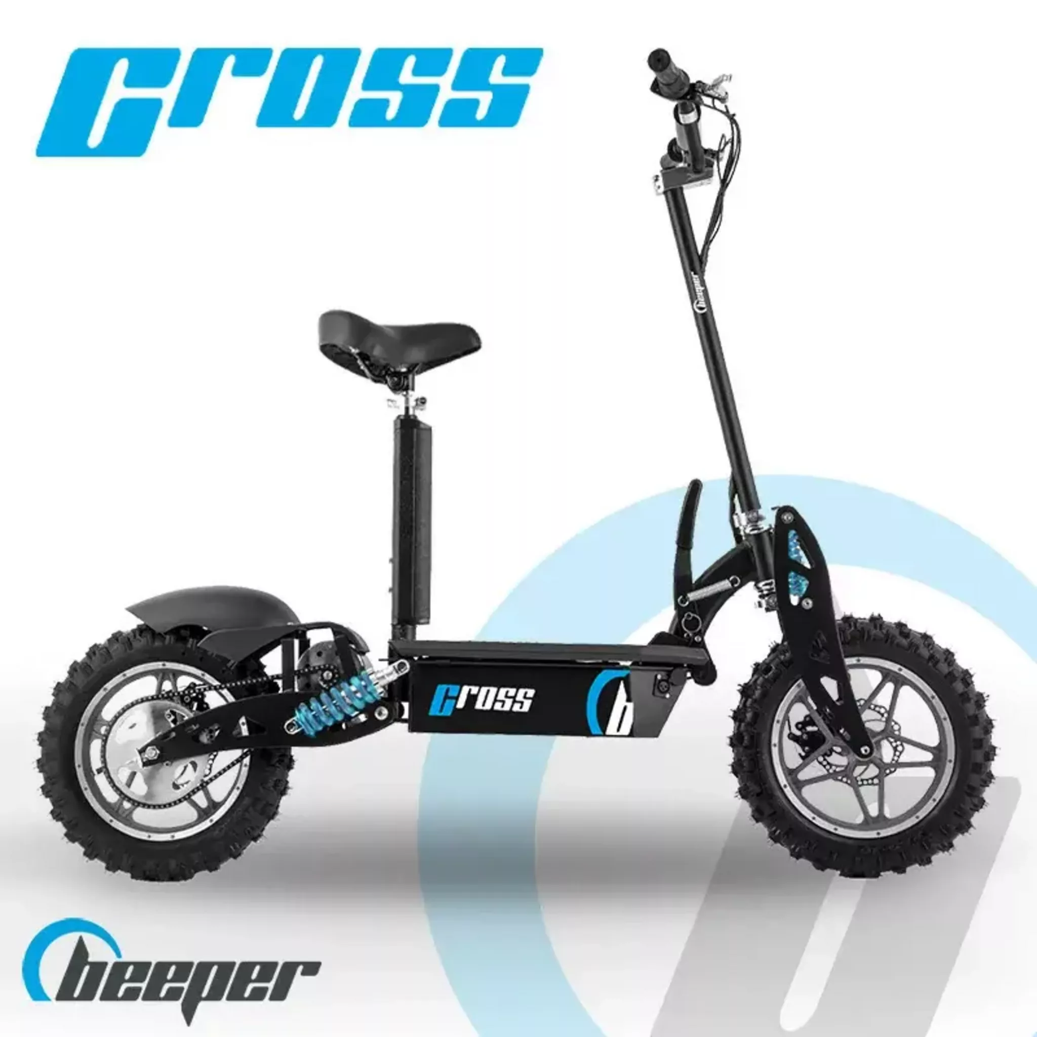 BEEPER - Cross Trottinette électrique Tout Terrain 1000W Batterie