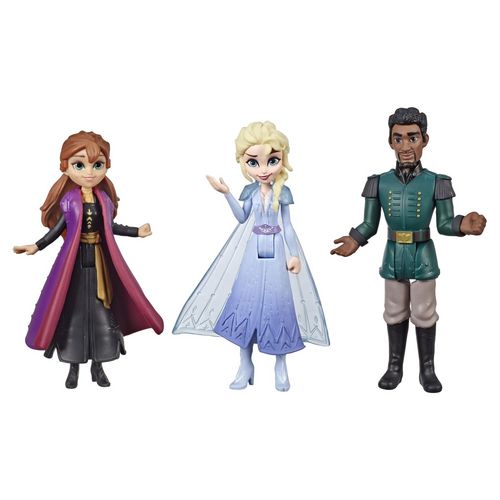 Coffret mini figurines Reines des neiges 2 Anna, Elsa, Matthias