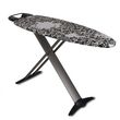 kitchen move table à repasser tiffany noir aluminium 130x47cm