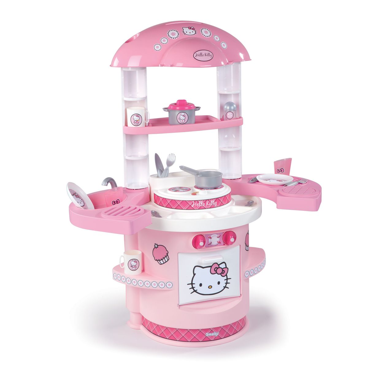 Кухня hello kitty. Кухня hello Kitty Smoby. Детская кухня Smoby hello Kitty. Детская кухня hello Kitty 24010. Игровой набор Хеллоу Китти.