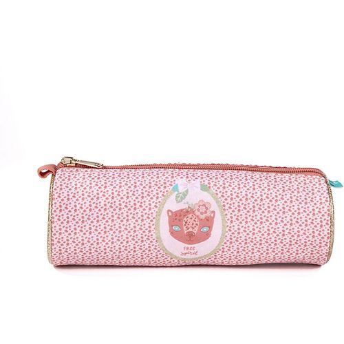 Trousse ronde rose BE WILD