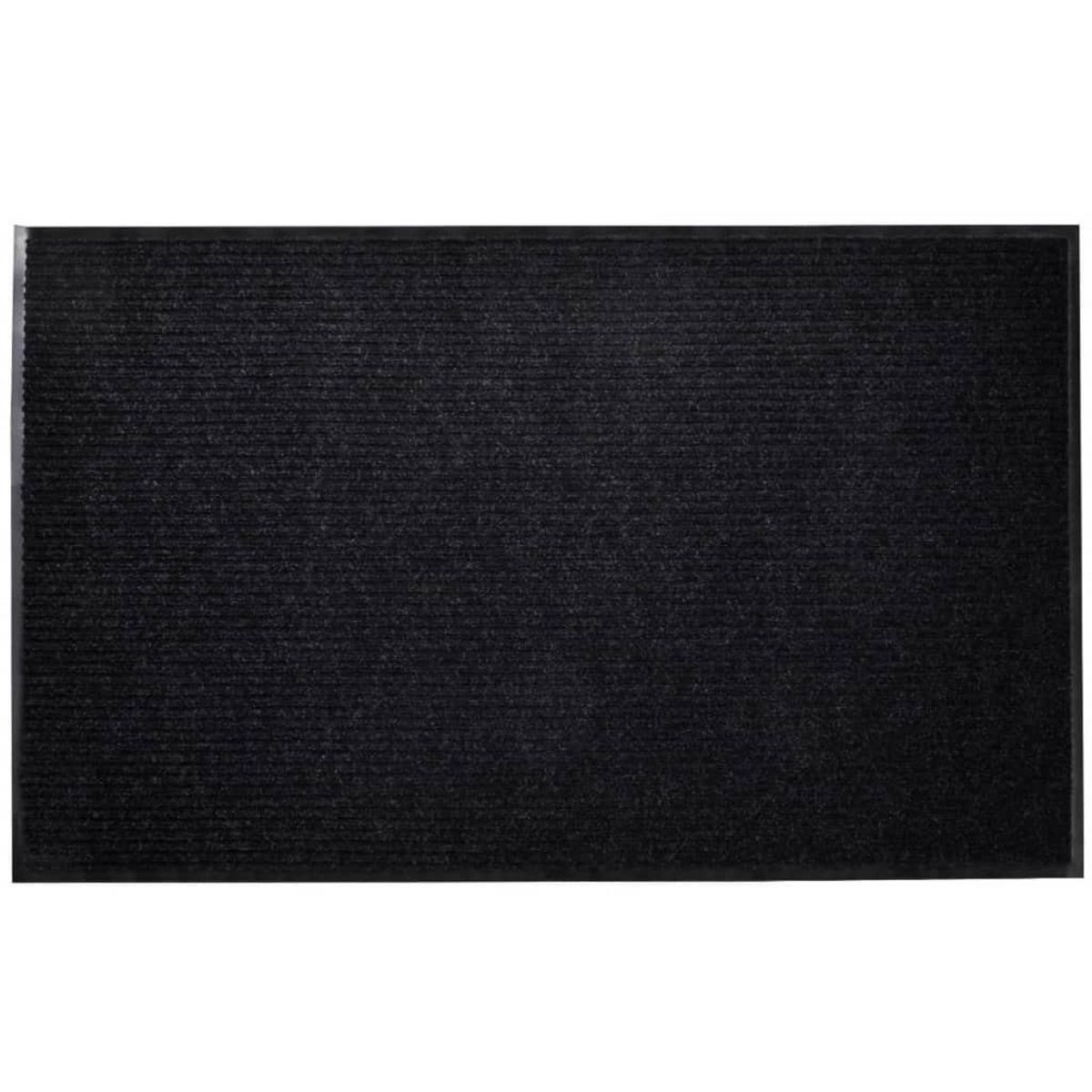 VIDAXL Tapis d'entree PVC Noir 120 x 180 cm