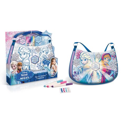 Sac reine des neiges a colorier discount