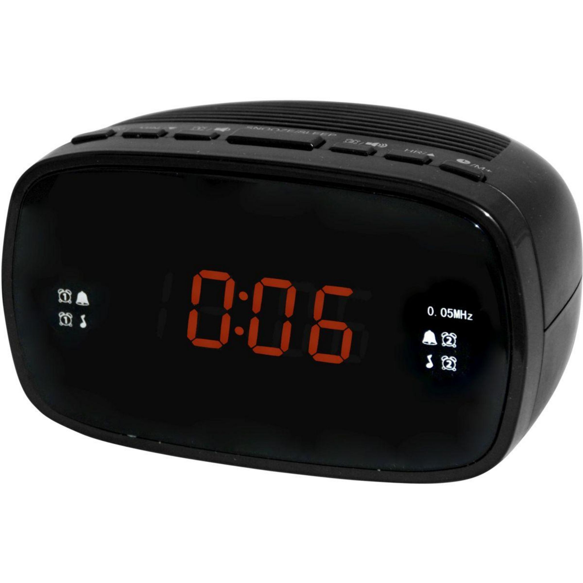 MUSE Radio réveil Bluetooth - Noir - M-172 BT pas cher 