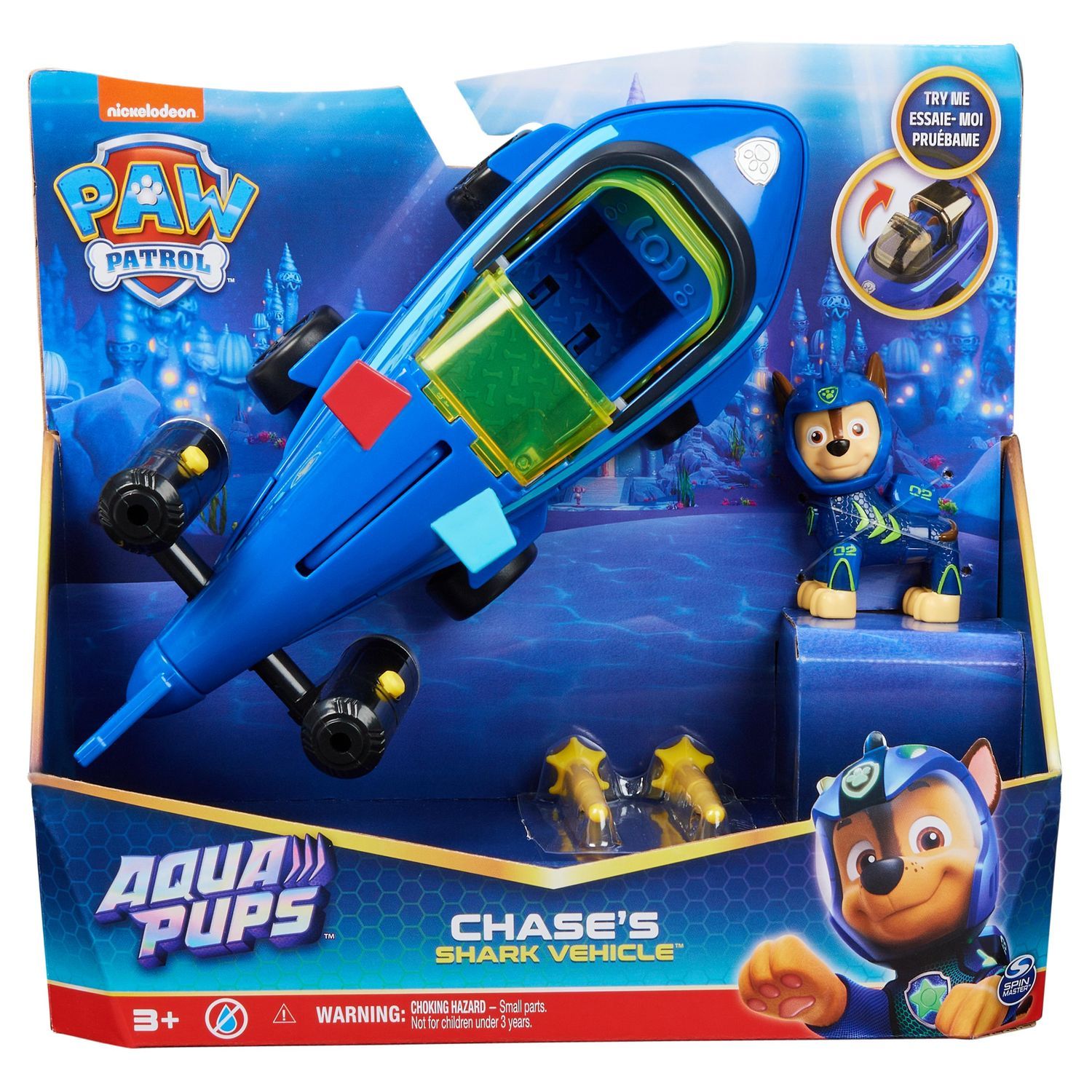 Paw Patrol LA Pat' Patrouille - VEHICULE + Figurine CHASCADEUR