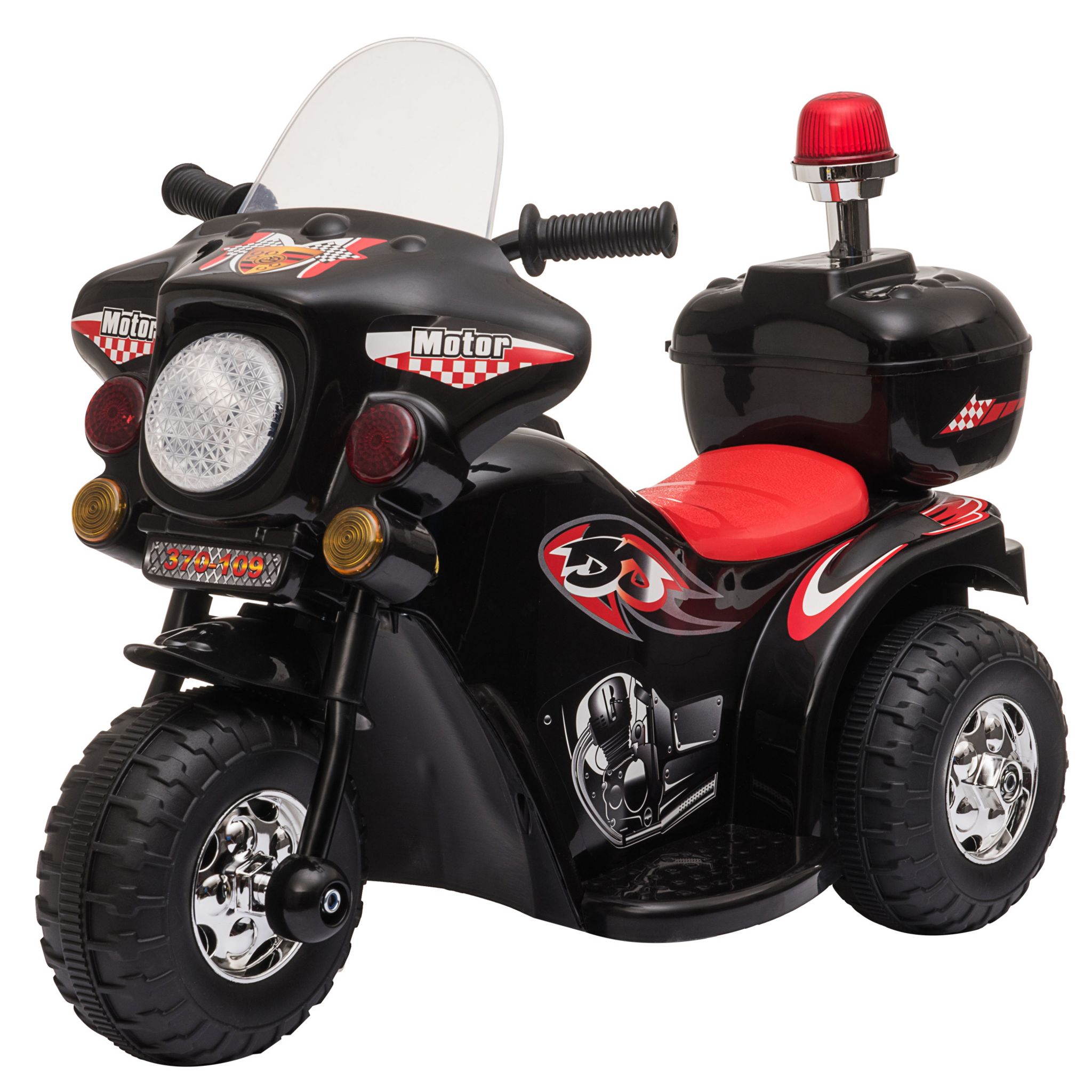 HOMCOM Moto scooter électrique pour enfants 6 V env. 3 Km/h 3