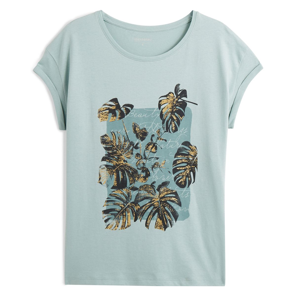 INEXTENSO T-shirt turquoise femme