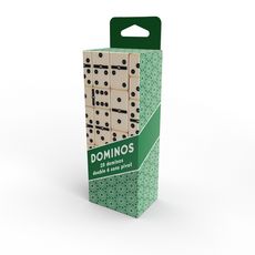 CARTAMUNDI Boite en bois jeu de dominos