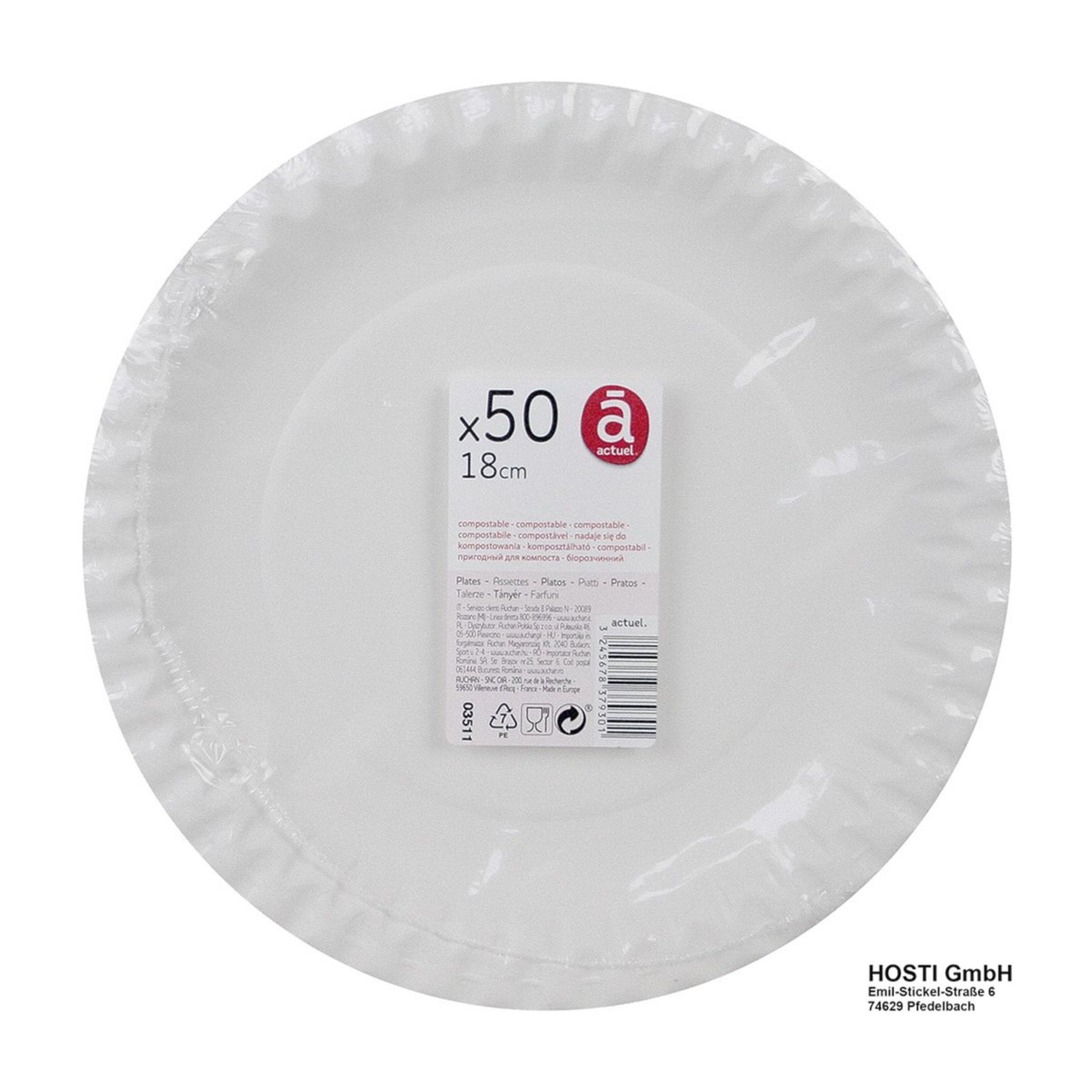 ASSIETTE A DESSERT - LES ESSENTIELS 19CM - BLANC