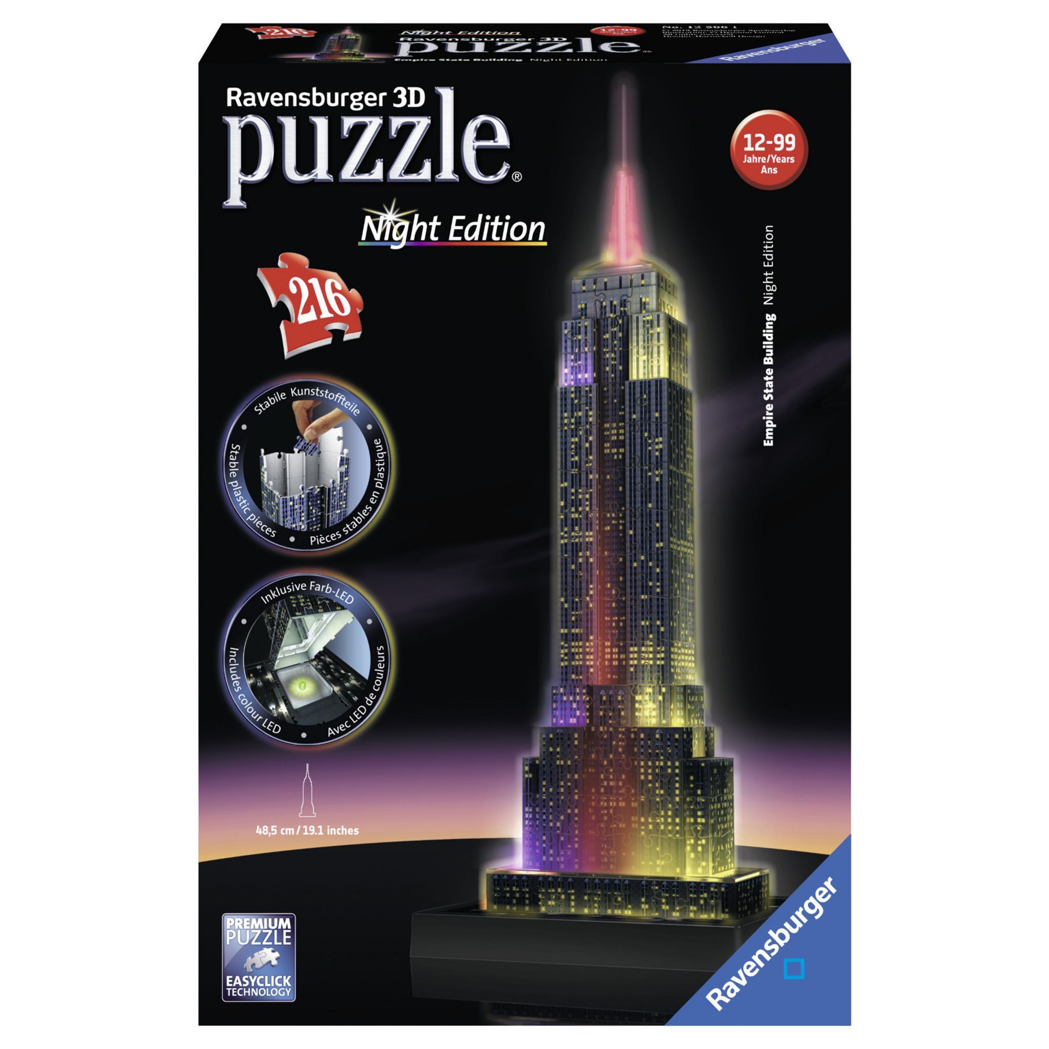 Ravensburger Notre Dame - Puzzle de construction 3D [324 pièces