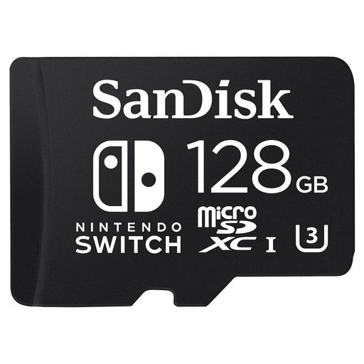 Micro SD pour Nintendo Switch 128 GB - SANDISK : la carte mémoire