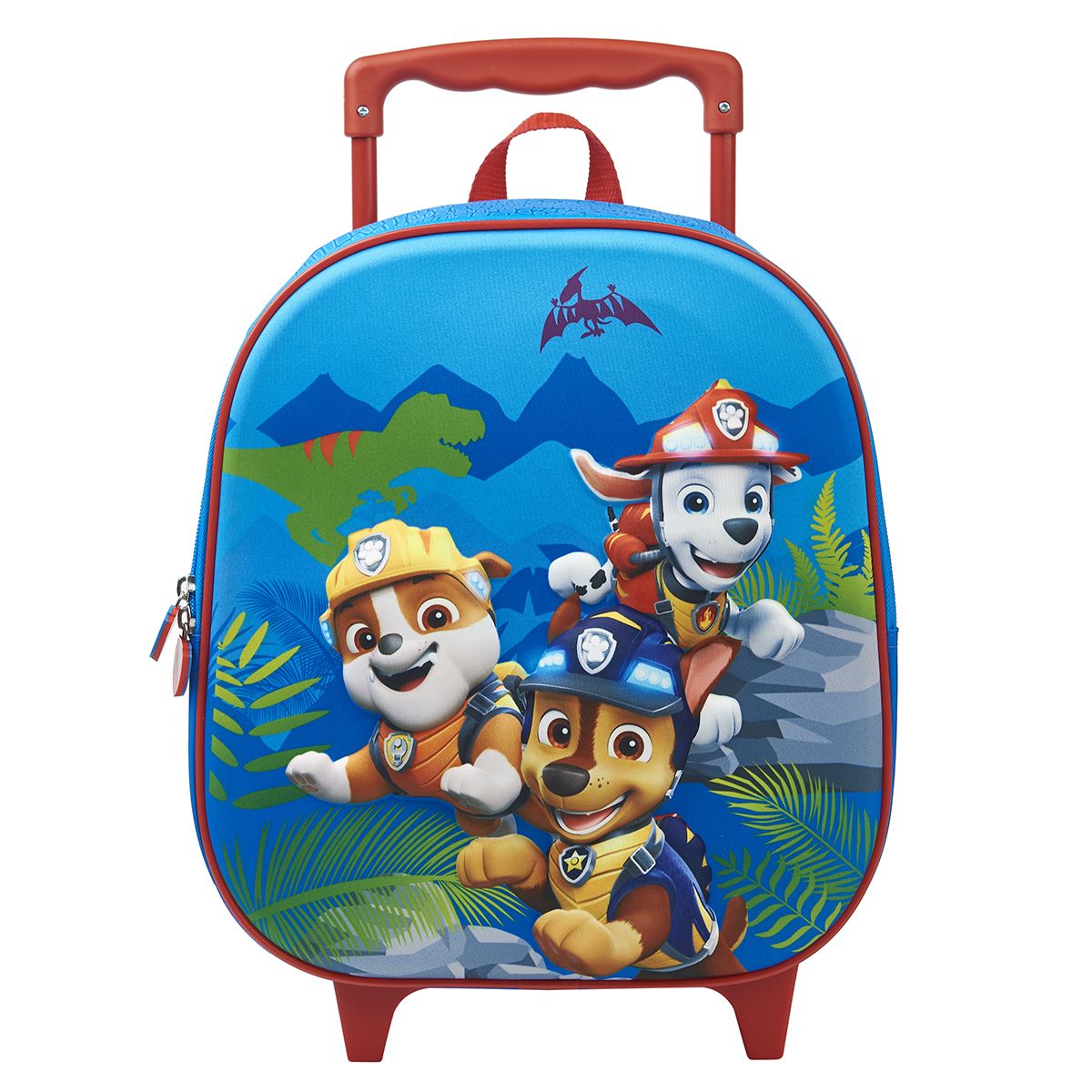 Sac maternelle roulettes bleu PAT PATROUILLE