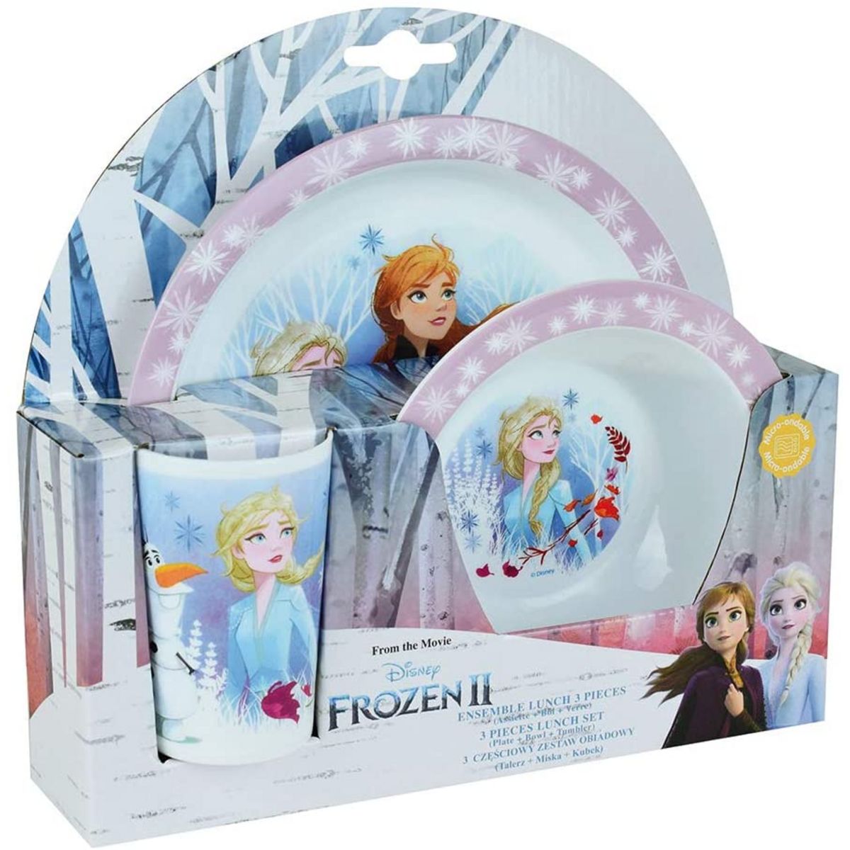 assiette La reine des neiges - OFICIAL STOCK