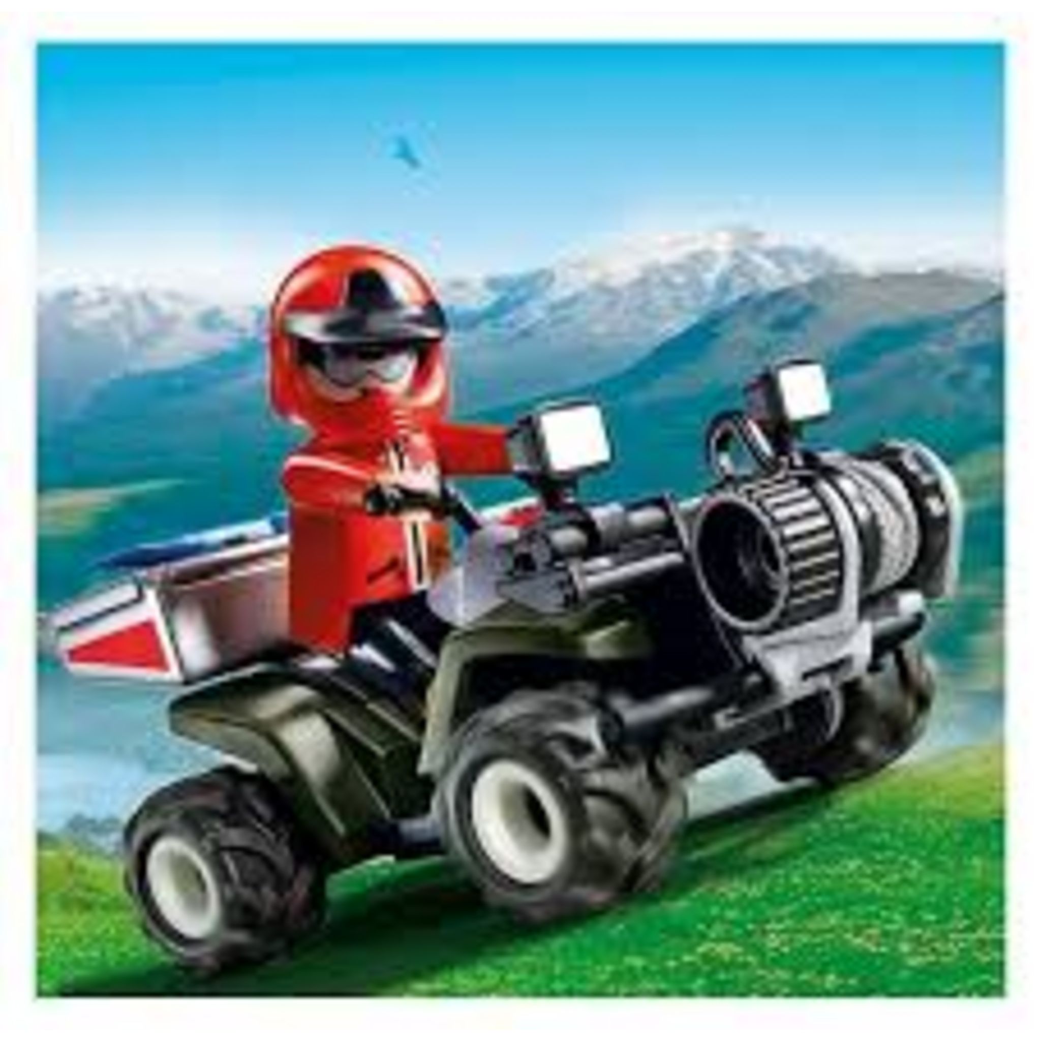 SECOURISTE ET QUAD - PLAYMOBIL