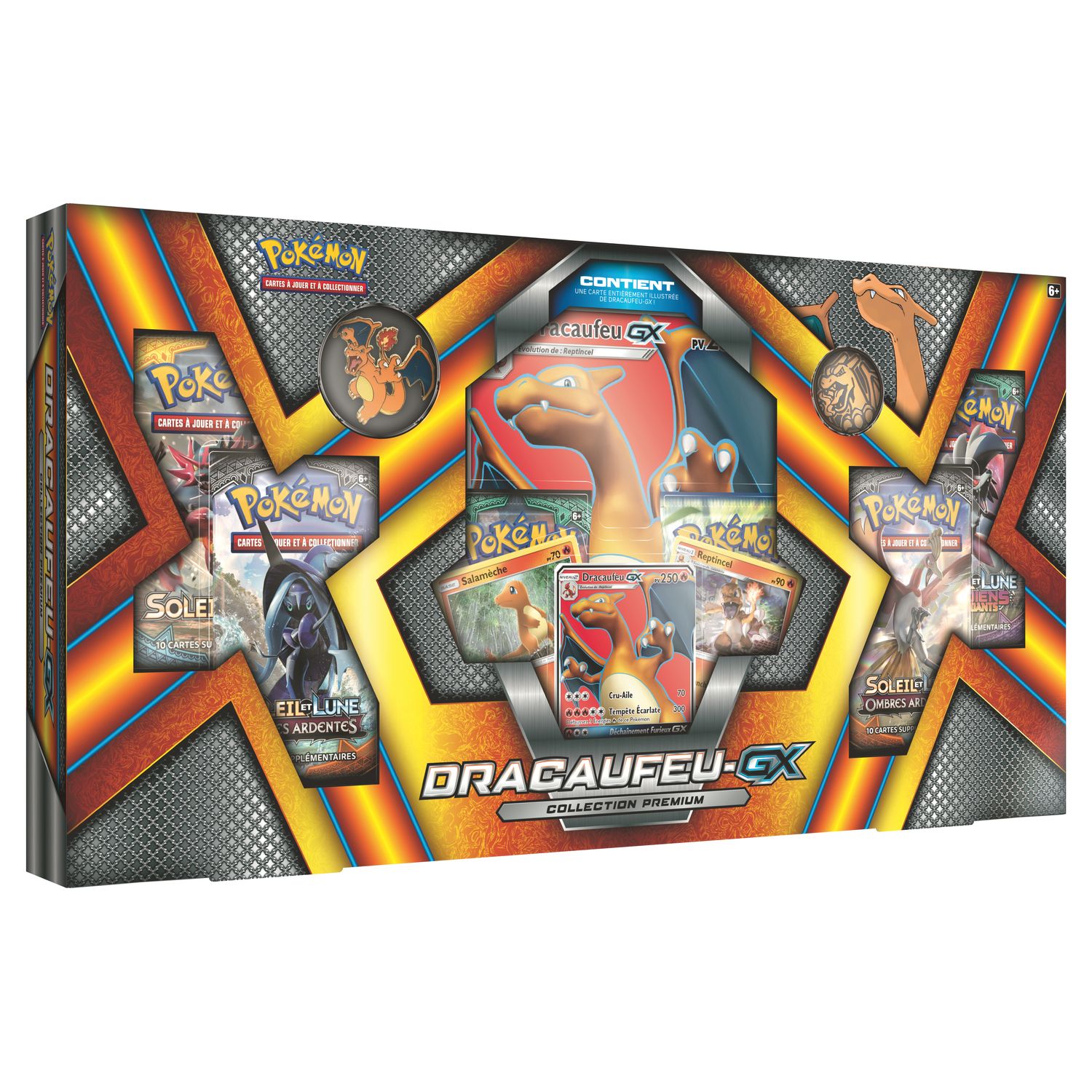 POKEMON Coffret gx 4 boosters - Pokemon pas cher 