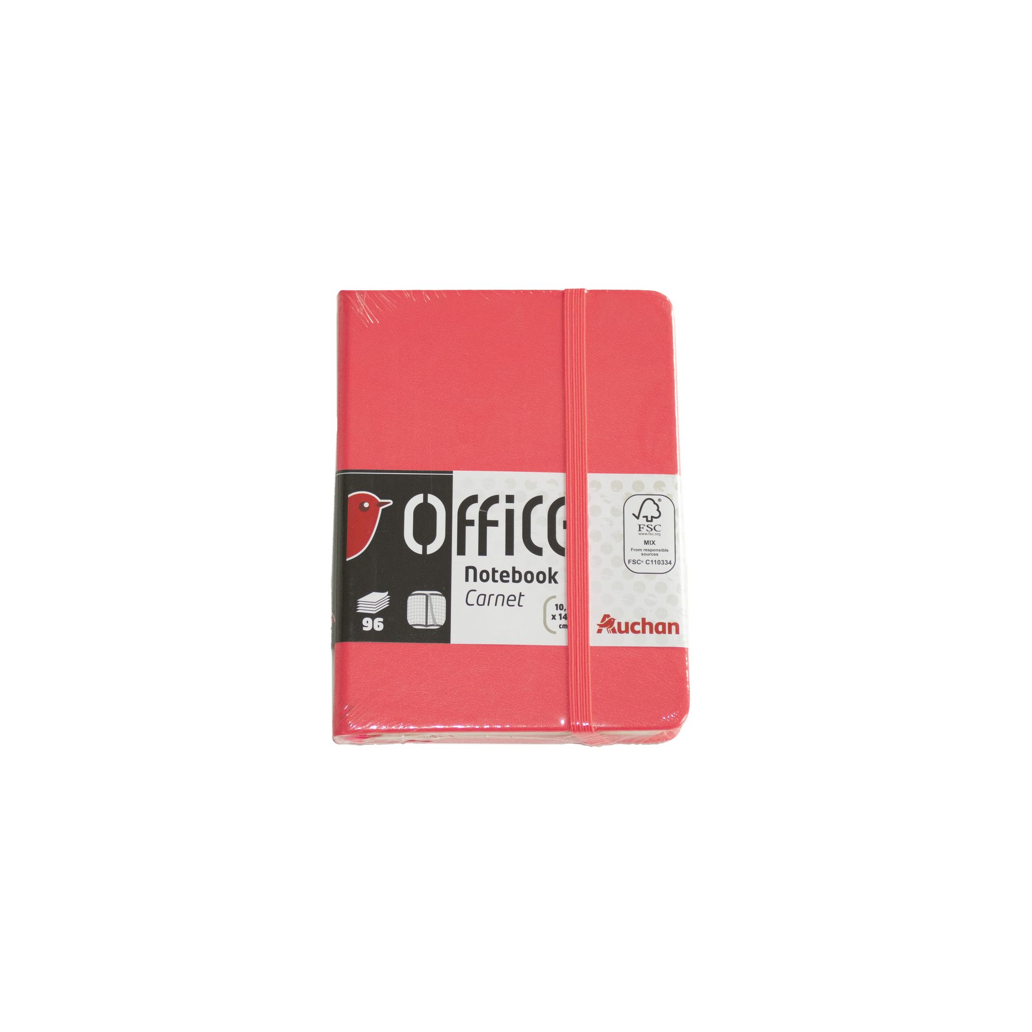 AUCHAN Carnet premium Notebook A6 - 96 pages - 10.5x14.5cm - Noir pas cher  