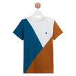 IN EXTENSO T-shirt manches courtes collection ado garçon. Coloris disponibles : Bleu