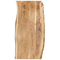 Dessus de table Bois d'acacia massif 118x(50-60)x2,5 cm