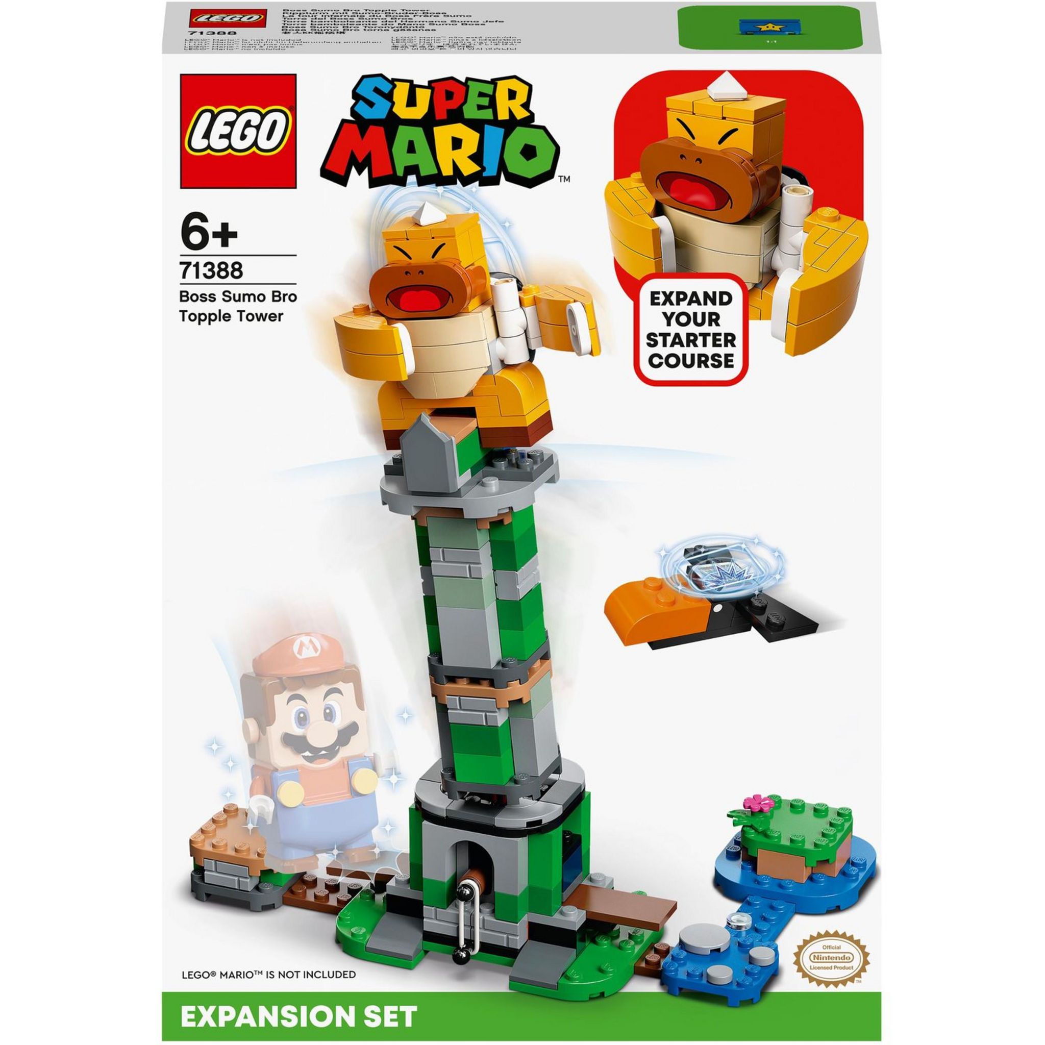 Lego 71390 super mario ensemble d'extension la destruction des reznors  jouet enfant 6 ans - La Poste