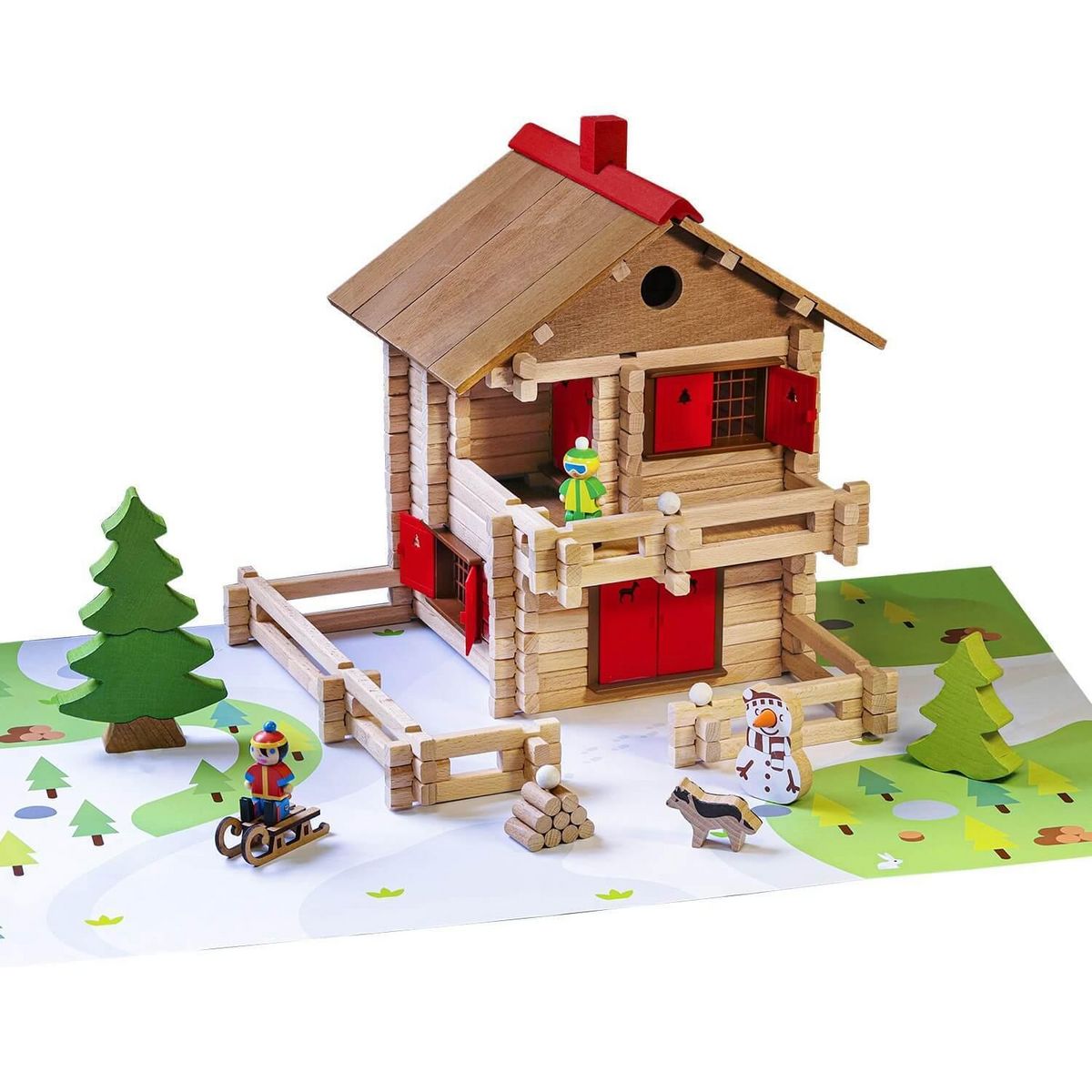 Maison de Noël - 50 pièces - Jeujura - Jeux de Construction - Dès 5 ans