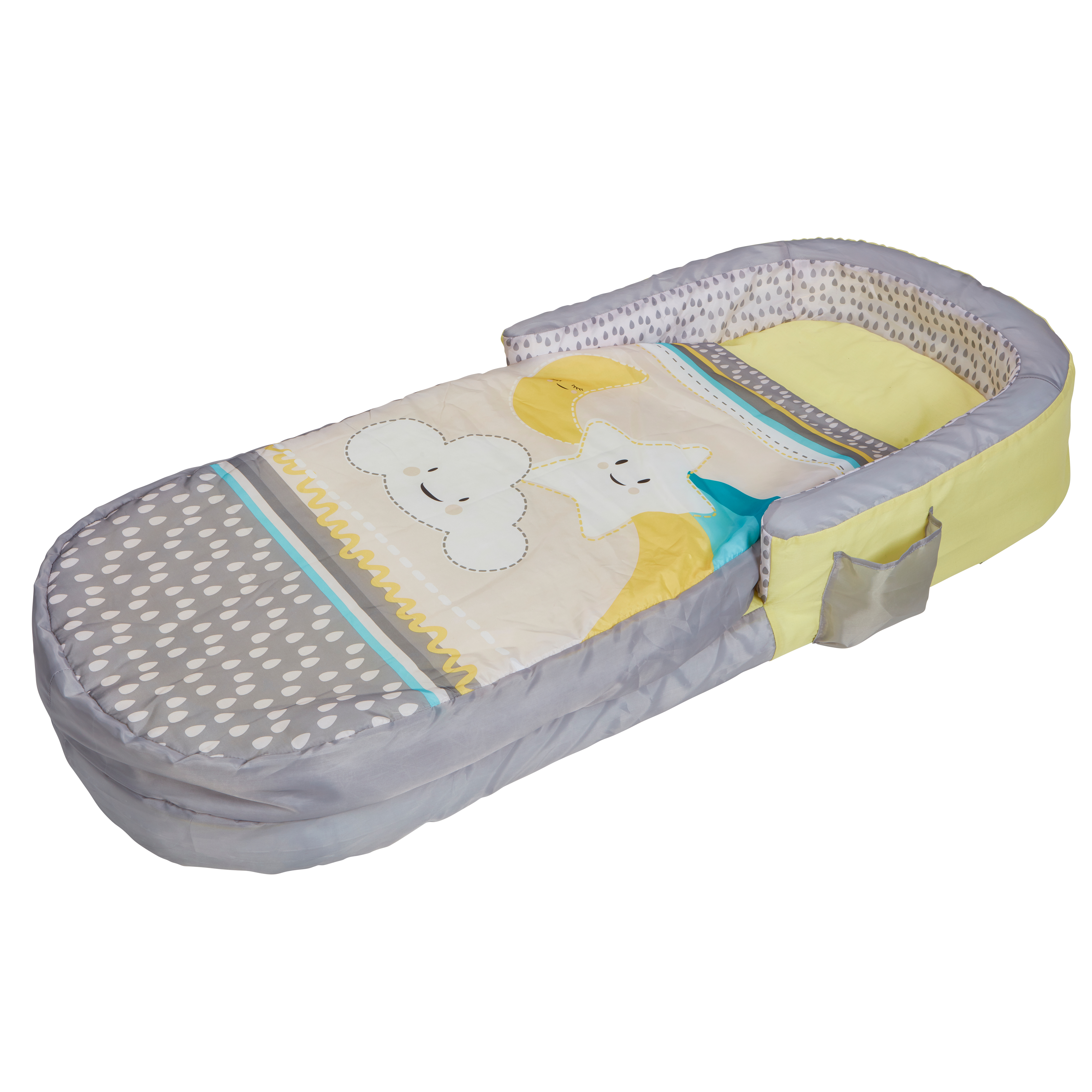 Etoiles et Nuage - Mon tout premier ReadyBed - lit gonflable pour enfants  avec sac de couchage intégré pas cher 