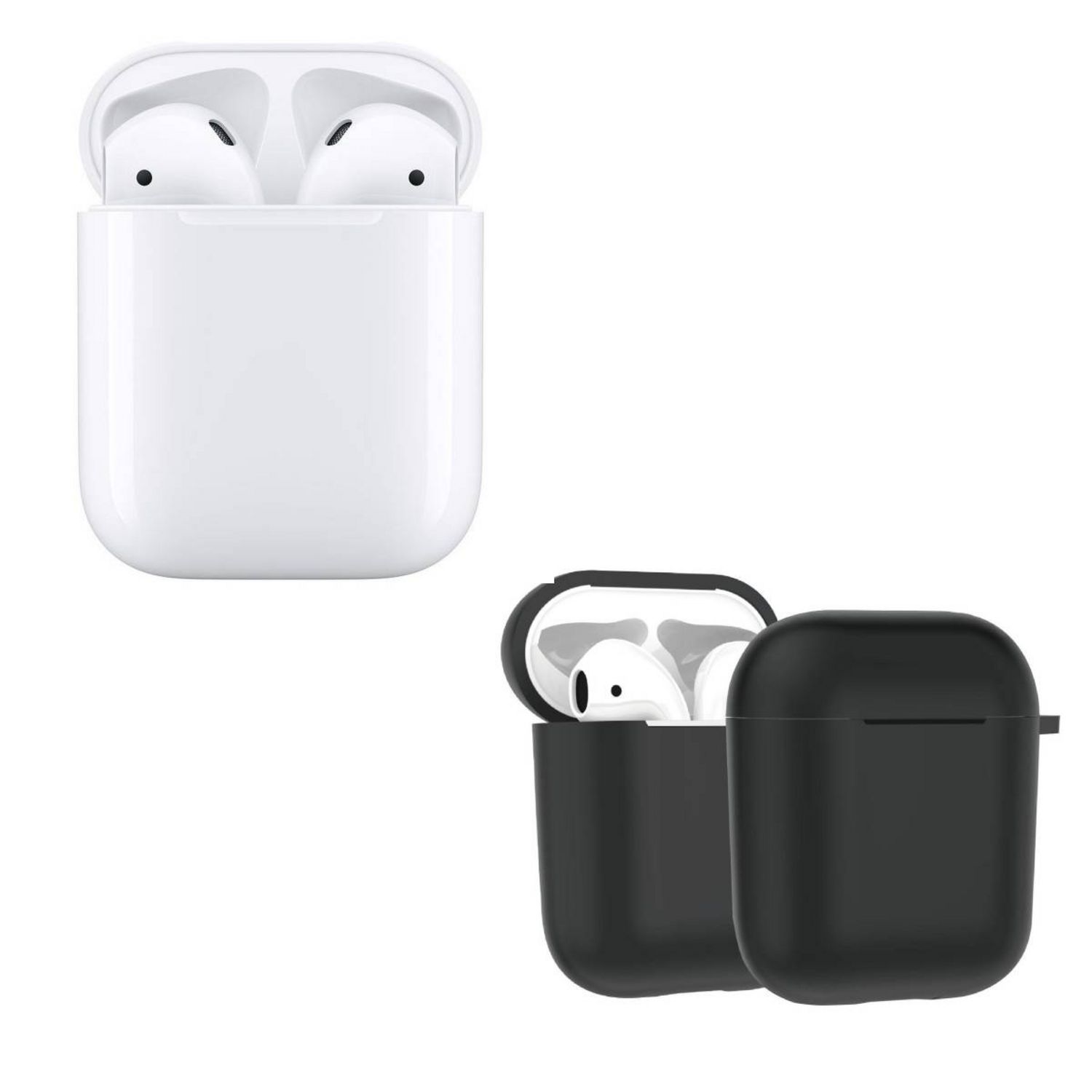 Apple Airpods 2 + Coque Transparente Qilive Offerte pas cher