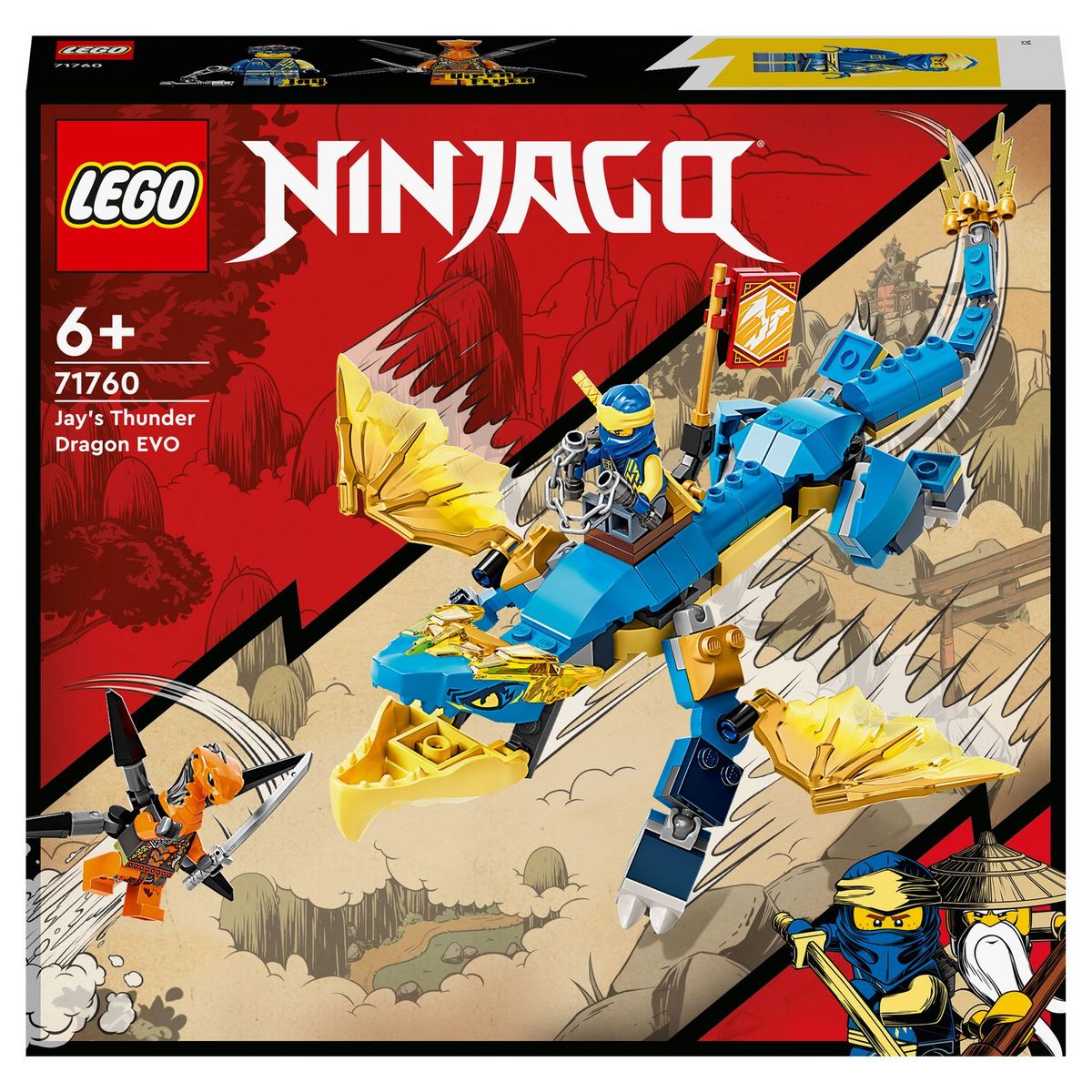 LEGO Ninjago 71760 - Le dragon du tonnerre de Jay - Évolution