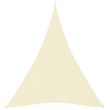 Voile de parasol Tissu Oxford triangulaire 5x7x7 m Creme