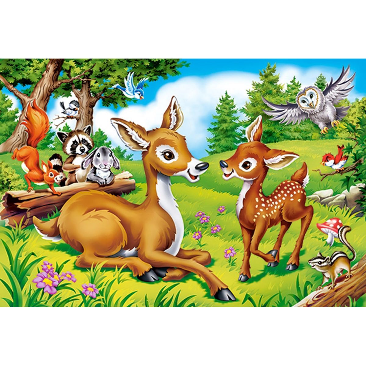 Castorland Puzzle 40 pièces maxi : Cher petit cerf