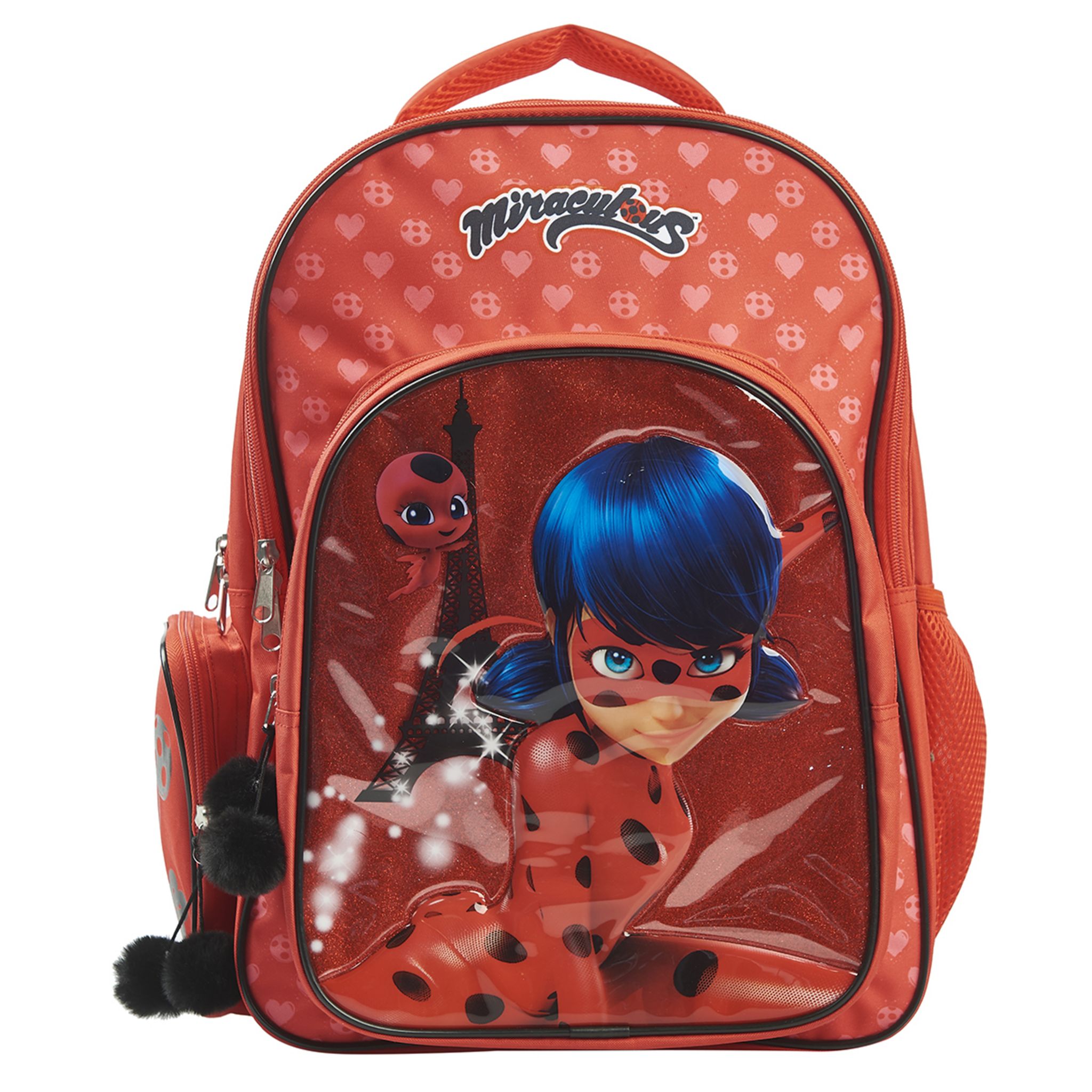 Sac dos 2 compartiments rouge MIRACULOUS