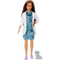 BARBIE Poupée Barbie Métiers de rêves - Vétérinaire