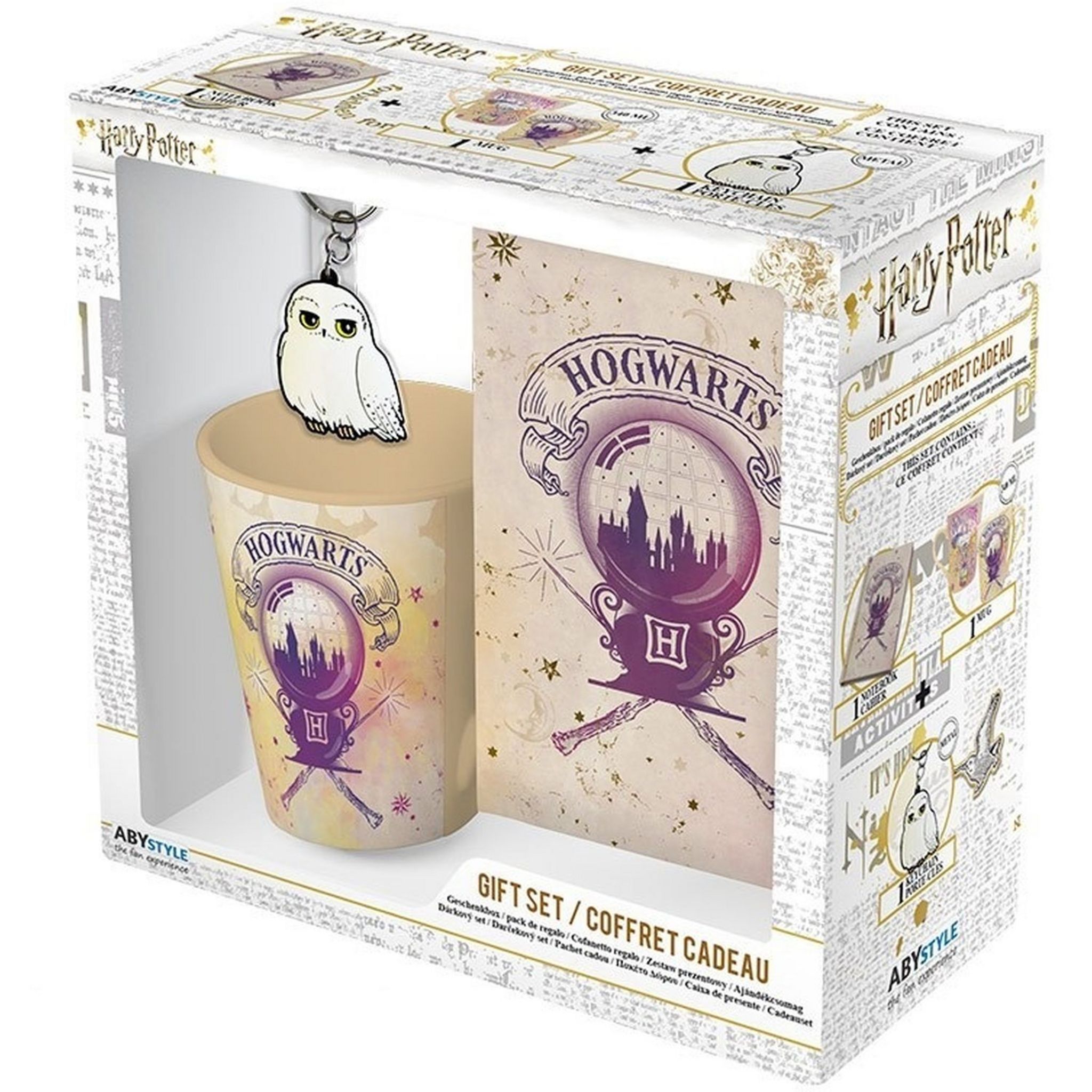 Porte-Clé Bloc Notes Tasse De Harry Potter Cadeau Pack Set