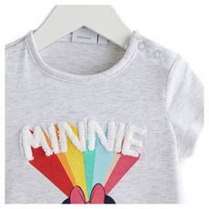 MINNIE T-shirt manches courtes bébé fille (Blanc)