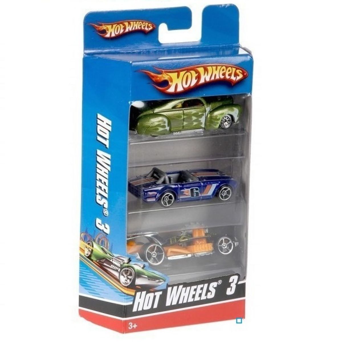 Hot Wheels Coffret 3 Véhicules, Jouet Pour Enfant De Petites Voitures  Miniatures, Modèle Aléatoire, K5904