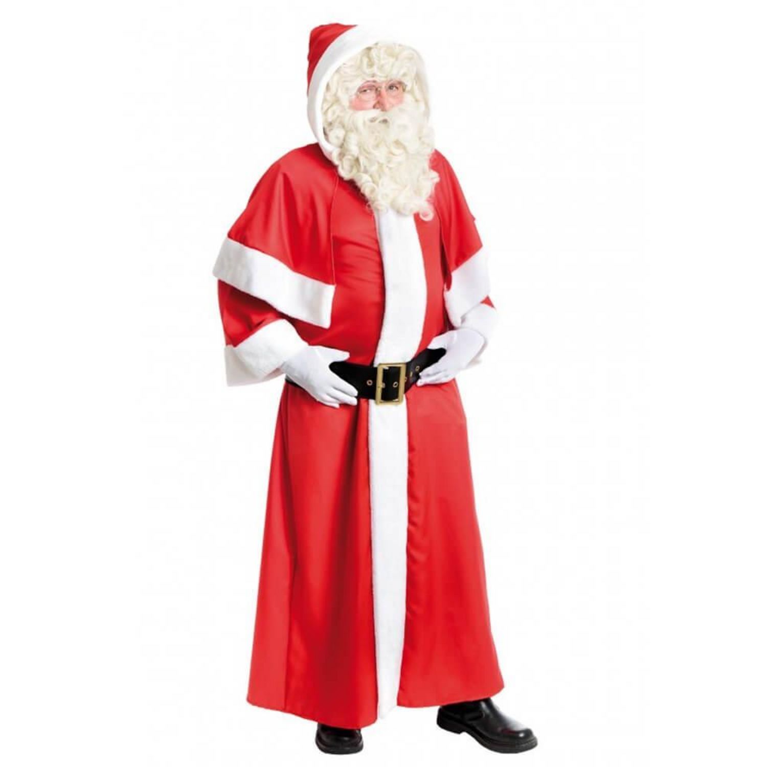 6pcs / lot Noël Père Noël Costume Attaché Chapeau Hommes Cosplay Déguisement  à Noël Pour Adultes Costume 3xl-6xl