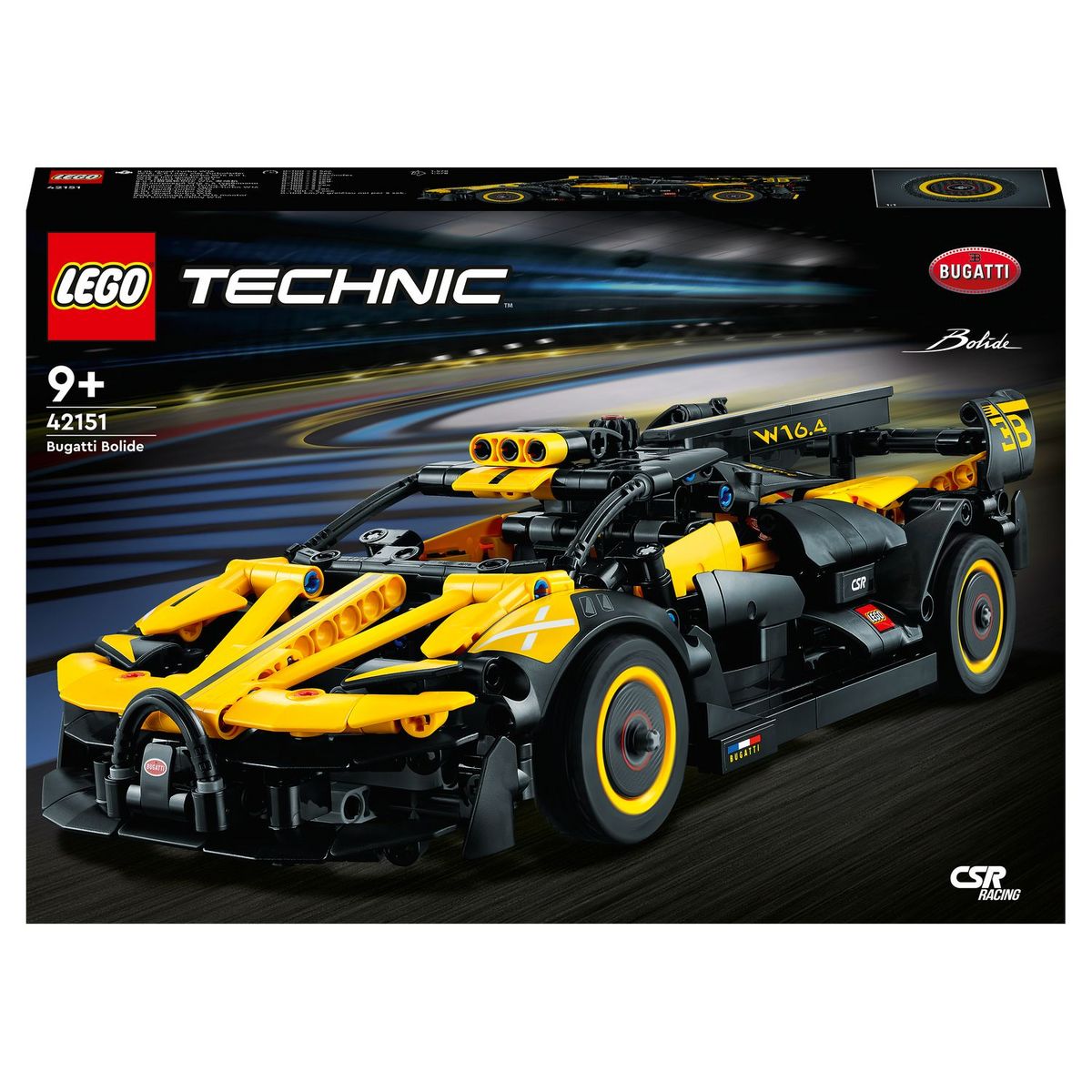 LEGO Technic 42151 Le bolide Bugatti, Jouet de Voiture, de Course