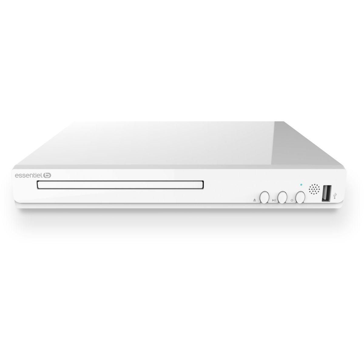 LOGICOM Lecteur DVD portable avec écran rotatif PVS 906-20 Blanc
