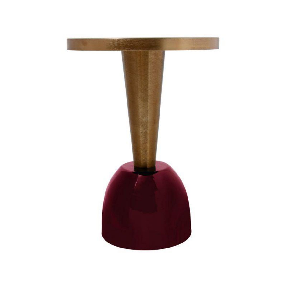 Paris Prix Table d'Appoint Design  Salys  56cm Vieux Rose & Prune