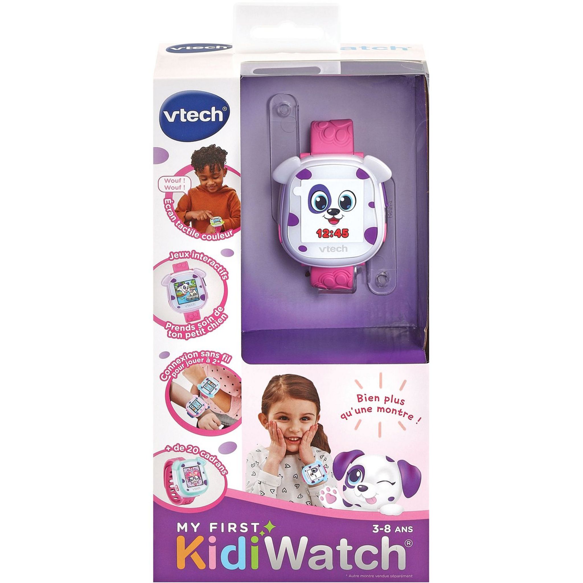 VTECH Kidiwatch rose pas cher Auchan.fr