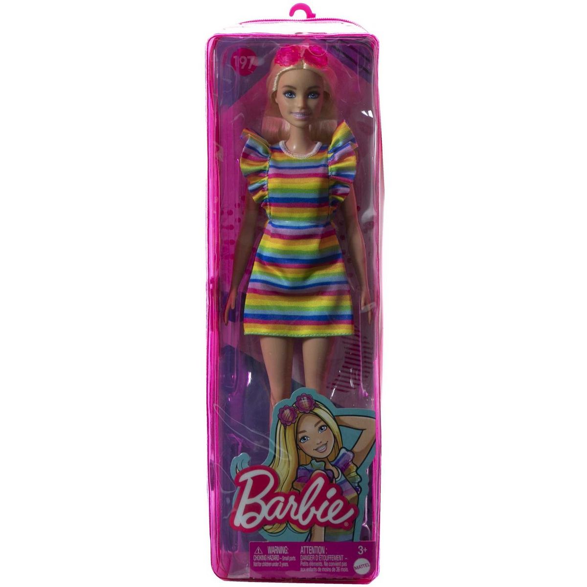 MATTEL Poupée Barbie Fashionista - Arc en Ciel 