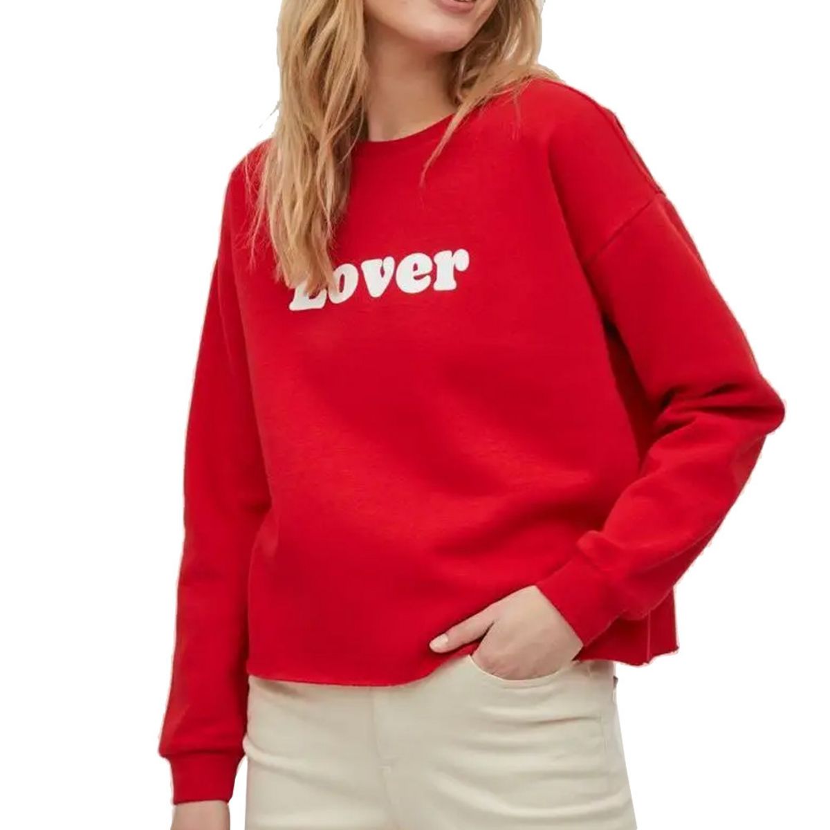 Sweat Rouge Femme Vila Lover pas cher Auchan